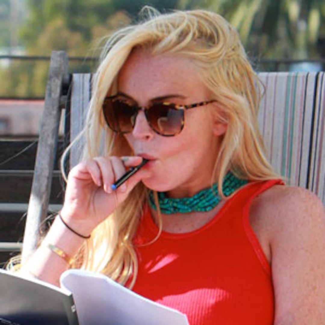 Lindsay Lohan's House Arrest Smoke and a Script E! Online AU
